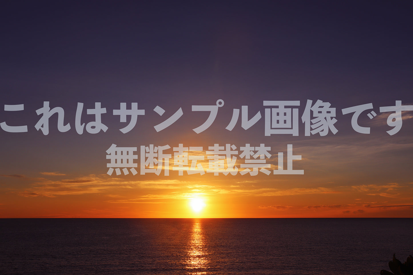 Sunset over the ocean_1