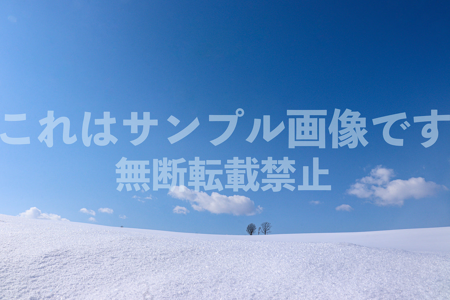 Blue Sky and Snowfield_1
