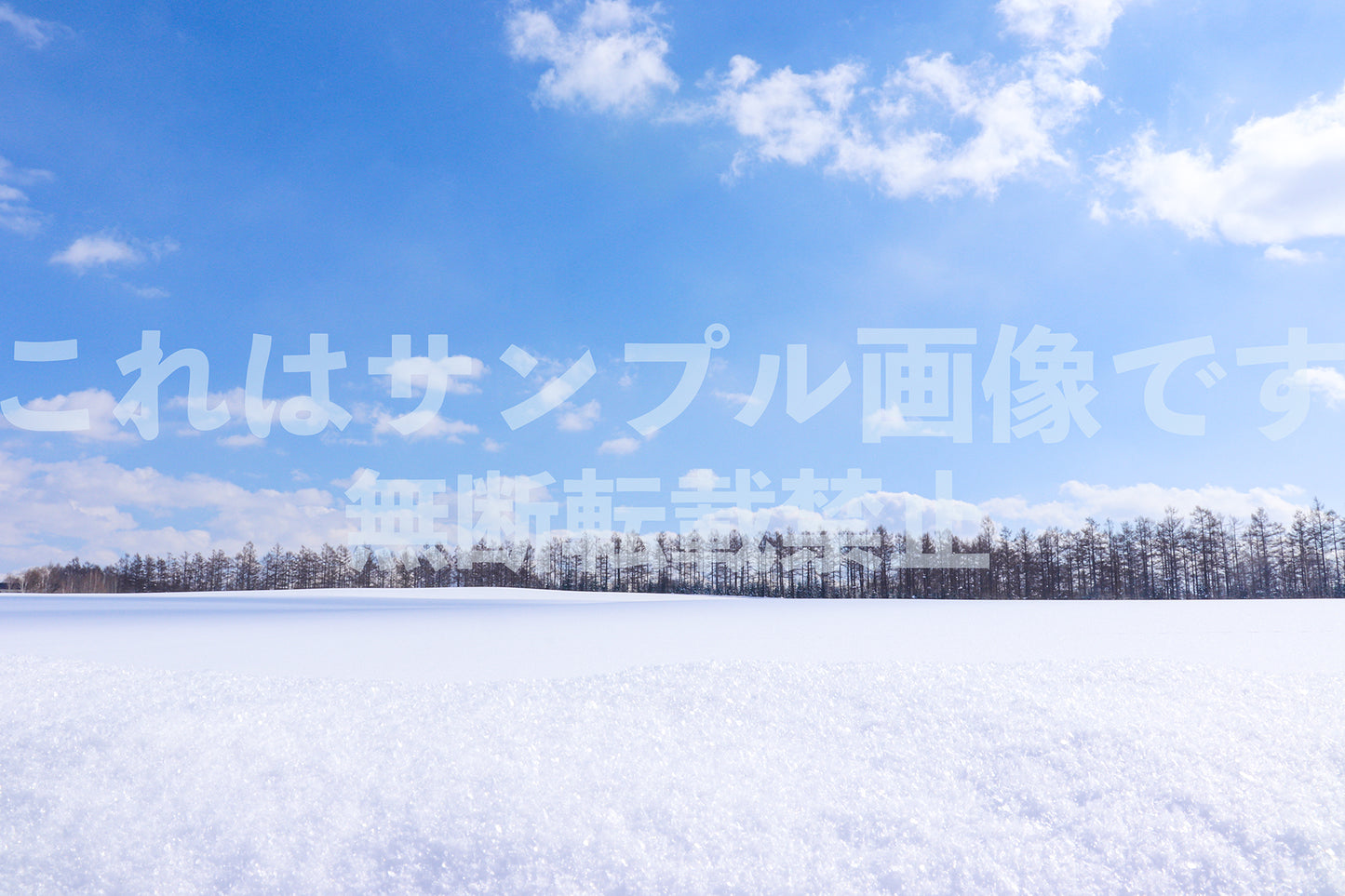 Blue Sky and Snowfield_2